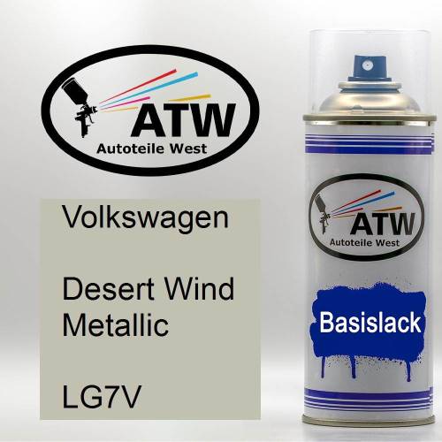 Volkswagen, Desert Wind Metallic, LG7V: 400ml Sprühdose, von ATW Autoteile West.